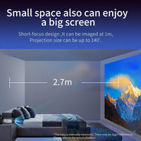 720P Home Theater Projector - 200 Ansi Lumens - Silver Grey