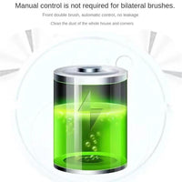 Smart Usb Charging Robot Vacuum Cleaner - Automatic Cleaning - Black