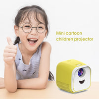 Portable Mini Led Projector With Speaker For Children'S Home Use - Black