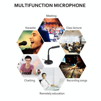 Drive-Free Computer Microphone - 3.5Mm Plug Black 3.5M