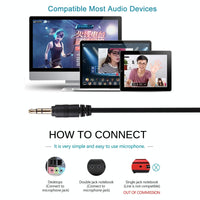 Drive-Free Computer Microphone - 3.5Mm Plug Black 3.5M