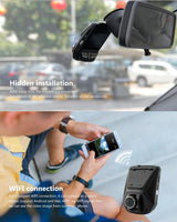 Full Hd 1080P Car Dvr Camera With 2.45 Ips Screen And 170 Degree Wide Angle View