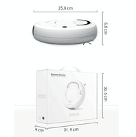 Smart 3-in-1 Robot Vacuum with Wet / Dry Mopping - Rechargeable & Auto Cleaning - Black - Gray