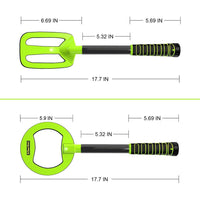 Waterproof Handheld Metal Detector for Underwater Treasure Hunting - Ip750 Green