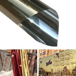 70cm Uv Reflective one Way Privacy Window Film Sticker - Gold