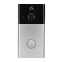 Hd 720P Security Camera Smart Wifi Video Doorbell Intercom Support Tf Card & Infrared Night Vision & Motion Detection App For Ios And Android - Silver