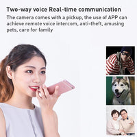 Wireless Smart Camera With Night Vision And Two-Way Audio - Magnet Mount - White