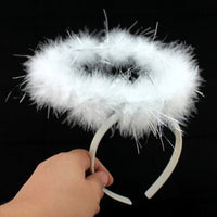 ANGEL HEADBAND Fairy Halo Hair Hoop Costume Dress Up Party Xmas Headpiece