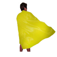 ADULT CAPE Costume Cloak Halloween Fancy Dress Coat Jacket Superhero Book Week - Yellow