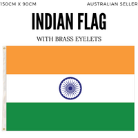 India Country Flag Indian Heavy Duty National Cricket Diwali Divali - 150cm x 90cm