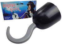 PIRATE HOOK Captain Hand Halloween Fancy Dress Up Costume Swashbuckler