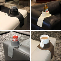 Couch Coaster The Ultimate Drink Holder for Your Sofa Lounger Couch - Mocha Brown