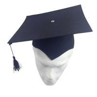 GRADUATION HAT Mortar Board Graduate Bachelor Academic Cap School - Black