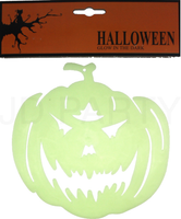 GIANT GLOW IN THE DARK PUMPKIN Halloween Face Party Decoration Decor Jack O Toy