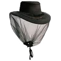 Deluxe MOSQUITO HAT NET Head Protector Bee Bug Mesh Mozzie Insect Fishing Fly - White