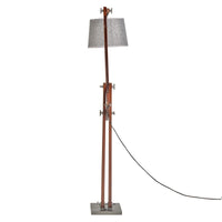 156cm Large Bamboo Floor Lamp Modern Vintage Wooden Light Antique Shade - Cherry