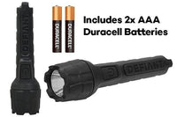 Defiant 80 Lumens Flashlight LED Lamp Torch with AAA Batteries Flash Light Camp Outdoor
