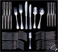 Oneida Barcelona 56pc Cutlery Butter Knives Forks Spoons Teaspoons Set in Gift Box