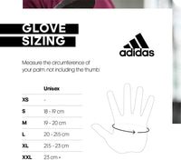 Adidas Adjustable Essential Gloves Weight Lifting Gym Workout Training - Black - XXL