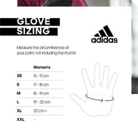 Adidas Womens Essential Gym Gloves Sports Weight Lifting Training - Pink - Large