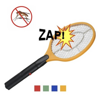 BUG ZAPPER RACKET Fly Mosquito Pest Swatter Net Racquet Electric Insect Killer