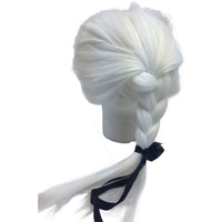 Colonial Wig Judge White Costume Halloween Party Fancy Royal Lawyer Dress