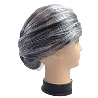 GRANDMA WIG Grey Hair Old Lady Granny Fancy Dress Costume Party Grand Mother