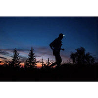5 Mode Headlamp COB LED Technology Wide Beam Light Adjustable Headband 90 degree Running