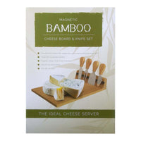 Bamboo Cheese Board and Knife Set