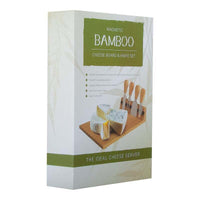 Bamboo Cheese Board and Knife Set