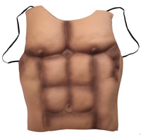 Mens MUSCLE CHEST Costume Six Pack Party Bodybuilder 6 Pack Fancy Fun