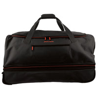 Pierre Cardin Trolley Bag Large Soft Travel Luggage Wheeled Duffle 82cm - Black