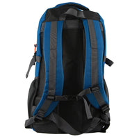 Pierre Cardin Mens Nylon Travel & Sport Large Backpack Bag in Blue