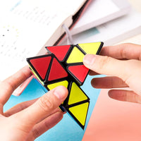 3x3 Triangle Speed Cube Pyramid Brain Teaser Puzzle Magic Educational Toy