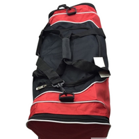 MEDIUM SPORTS BAG With Shoulder Strap Gym Duffle Travel Bags Water Resistant - Red