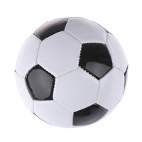 Classic Soccer Ball Football Training Standard Size 5 - Black/White