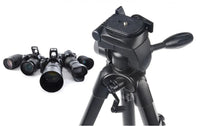 1.7m Tripod Portable Aluminum Alloy Camera Tripod Pan Head and Bag