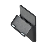 Case-Mate Magnetic Leather Flip Wallet Case - Black