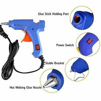 2 X HOT MELT GLUE GUN TRIGGER ADHESIVE WITH STICKS REPAIR KIT FOR USE