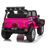 Jeep Off Road Inspired Ride On Car Kids Fairyland Adventure – Pink