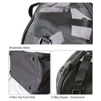 Ondoing Black Portable Pet Carrier Tote Travel Bag Kennel Soft Dog Crate Cage Outdoor