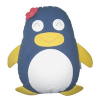 Penguin Cuddling Cushion BLUE