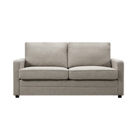 RAY 2 Seater Sofa bed with Separate Foam Mattress- Light grey