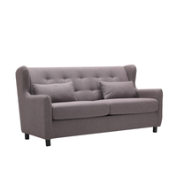 MARQUIS 2 Seater Sofa bed with Separate Foam Mattress-Dark grey