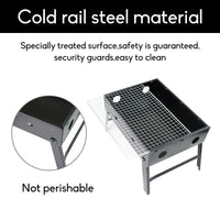 Outdoor Camping Portable & Foldable Charcoal BBQ Grill Hibachi Picnic Barbecue