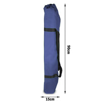 Camping Bed Folding Stretcher Light Weight w/ Carry Bag Camp Portable - navy