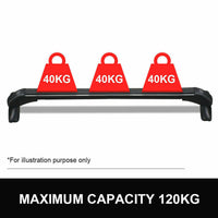 110cm Universal Car Roof Racks Carrier Adjustable Cross Bars Aluminium Alloy Lockable