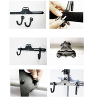 Heavy Duty Aluminum Alloy 2 Bike Bicycle Hanger Parking Rack Storage Stand To 4M