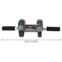 Exercise Wheel Double AB Roller Abs Abdominal Workout Fitness Gym with Knee Pad