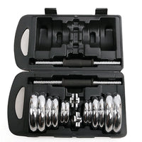 20KG York Dumbbell Set Weight Dumbbells Home Gym Fitness BarBell w/ Case